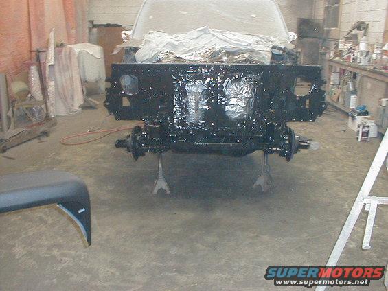 RADIATOR SUPPORT PAINTED 