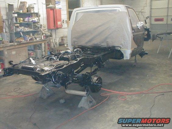 PAINTED FRAME ON F-150