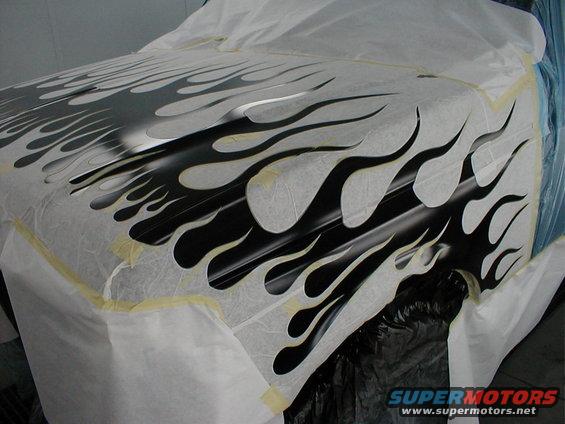 how i paint flames