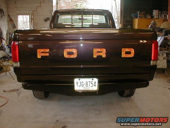 F-150 CUSTOM REAR BUMPER
