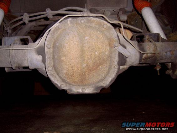 stock.jpg Here is the stock rear end cover. No drain plug, thin steel - little protection, No cooling properties.