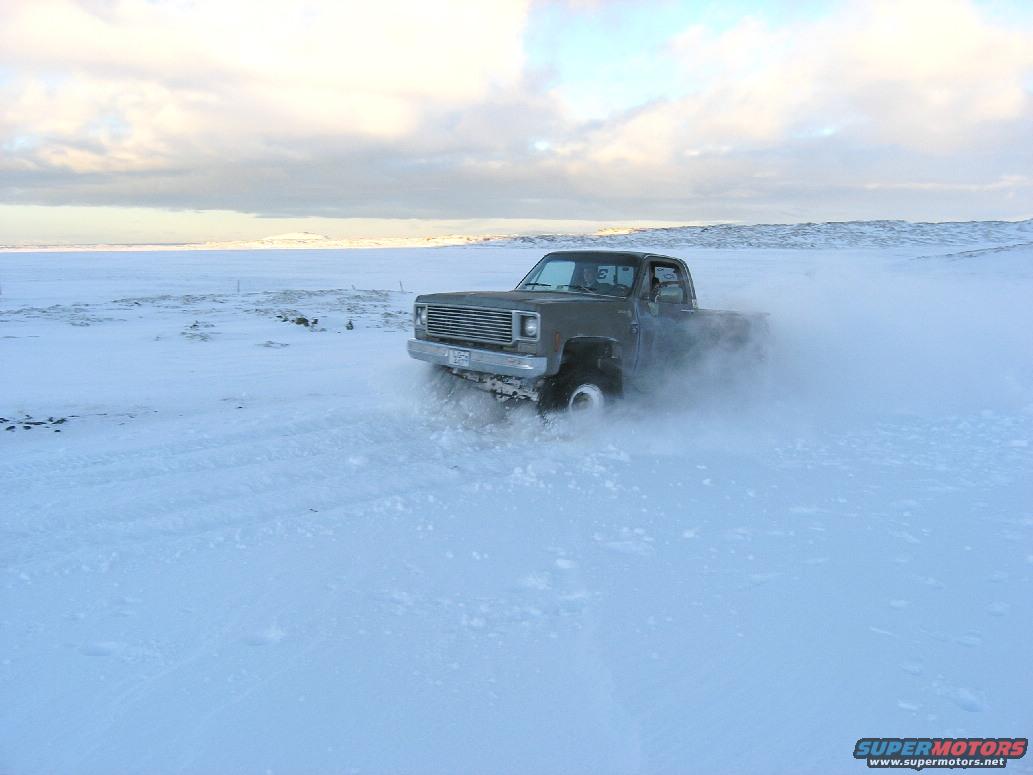 snow wheeling