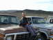 1978 Ford Bronco - hangin' out on Dad's hood