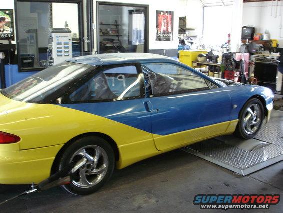 
On the dyno!  210 whp, 184 wtq.