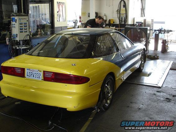 
FrankenProbe on the dyno!  210whp, 184 wtq