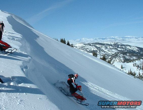 Down off a cornice!