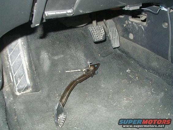 
Broken pedal