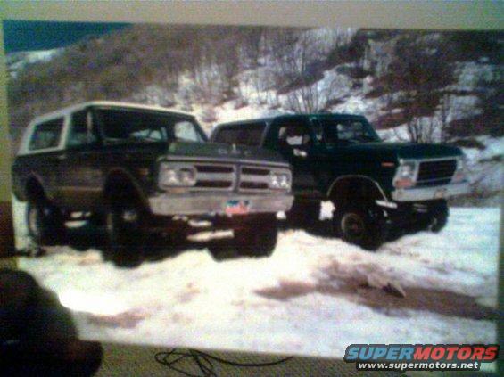A pic of my Bronco next to James Jimmy