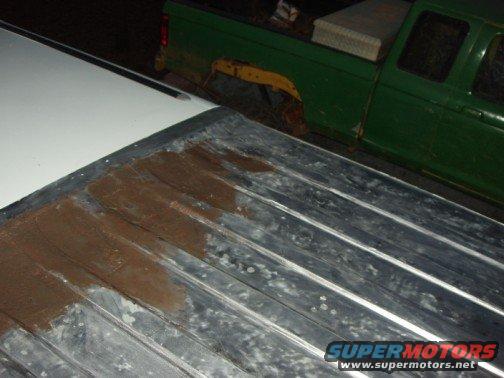 The new fiberglass bondo. Layer 1. 