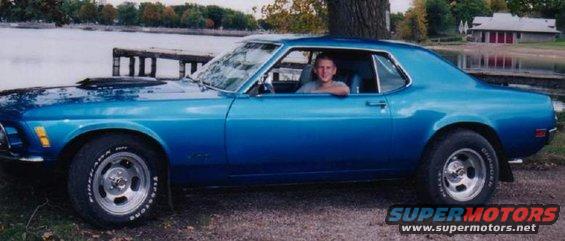 This is actually one of senior pics from high school.  The background is St. James Lake.