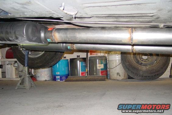 3 inch pipe from X pipe to Mufflers
