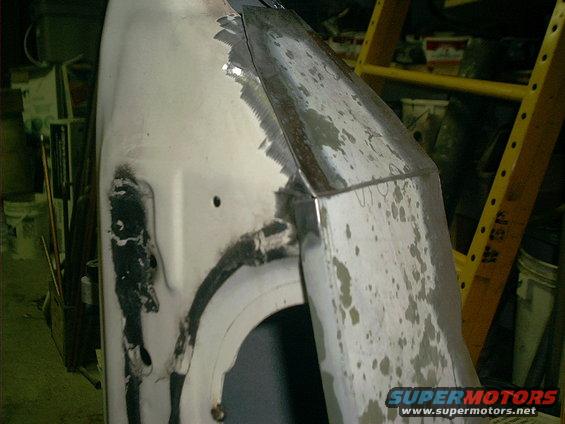 im000191.jpg Had to steal a piece of an old A/C compressor cover to make this filler.  little thicker and easier to weld to.