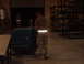 1988 Ford Bronco - A man in tactical pants operates a floor cleaning machine inside a warehouse.