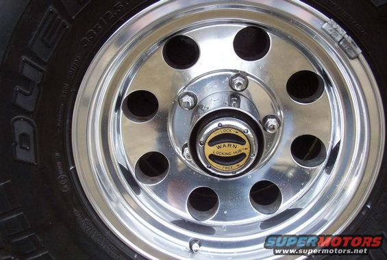truck-007.jpg Sorry no install pics...Warn Premuim locking hubs. Real easy to put on- You'll need allen wrenches, snap ring pliers and other misc tools