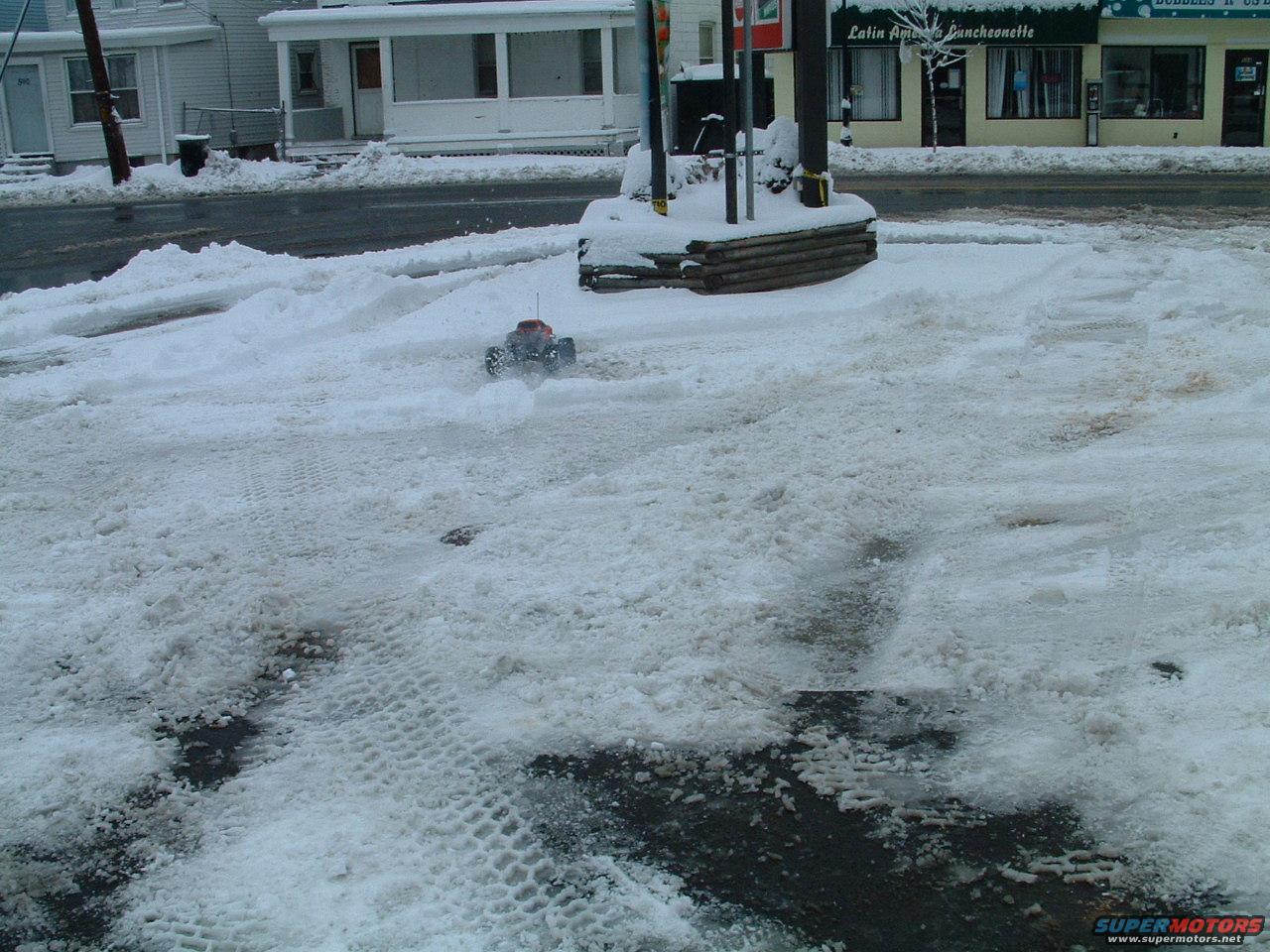 snow wheeling