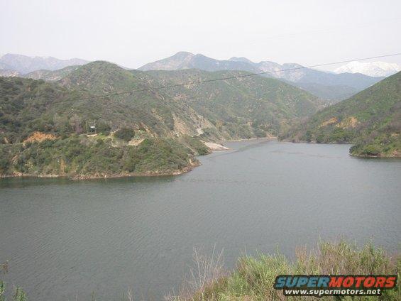Both branches of the OHV area seen from the main road going north.