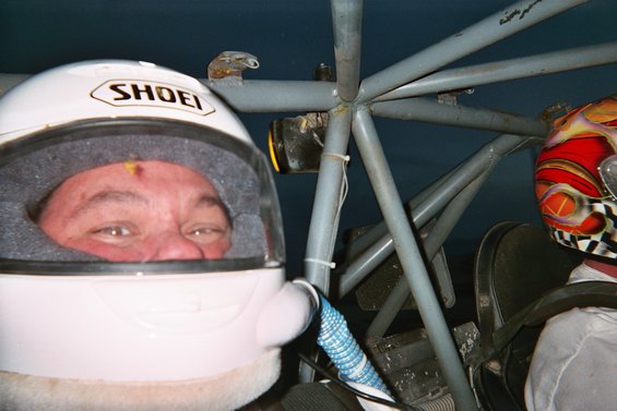 039_9a.jpg Thats a flattened bug on the windshield of the helmet!
We hit over 100 MPH in that truck through the WHOOPS its was SO COOL!!