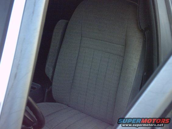 1990 Ford Bronco driver's seat and part of dashboard