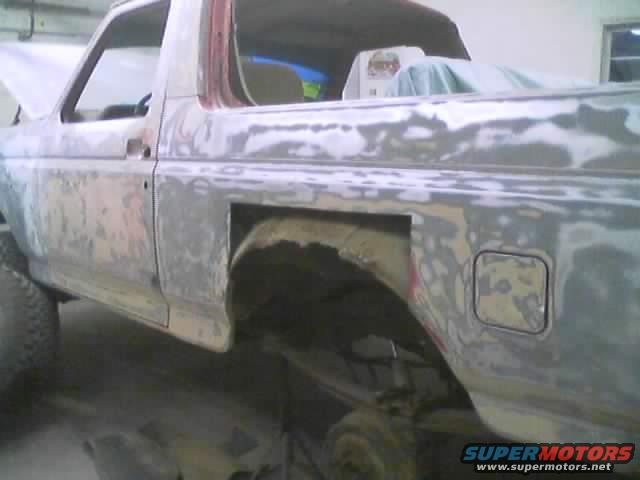 Driver's side rust cut out.