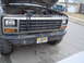 1981 Ford Bronco - Front bumper with corners already cut and one hole for hook