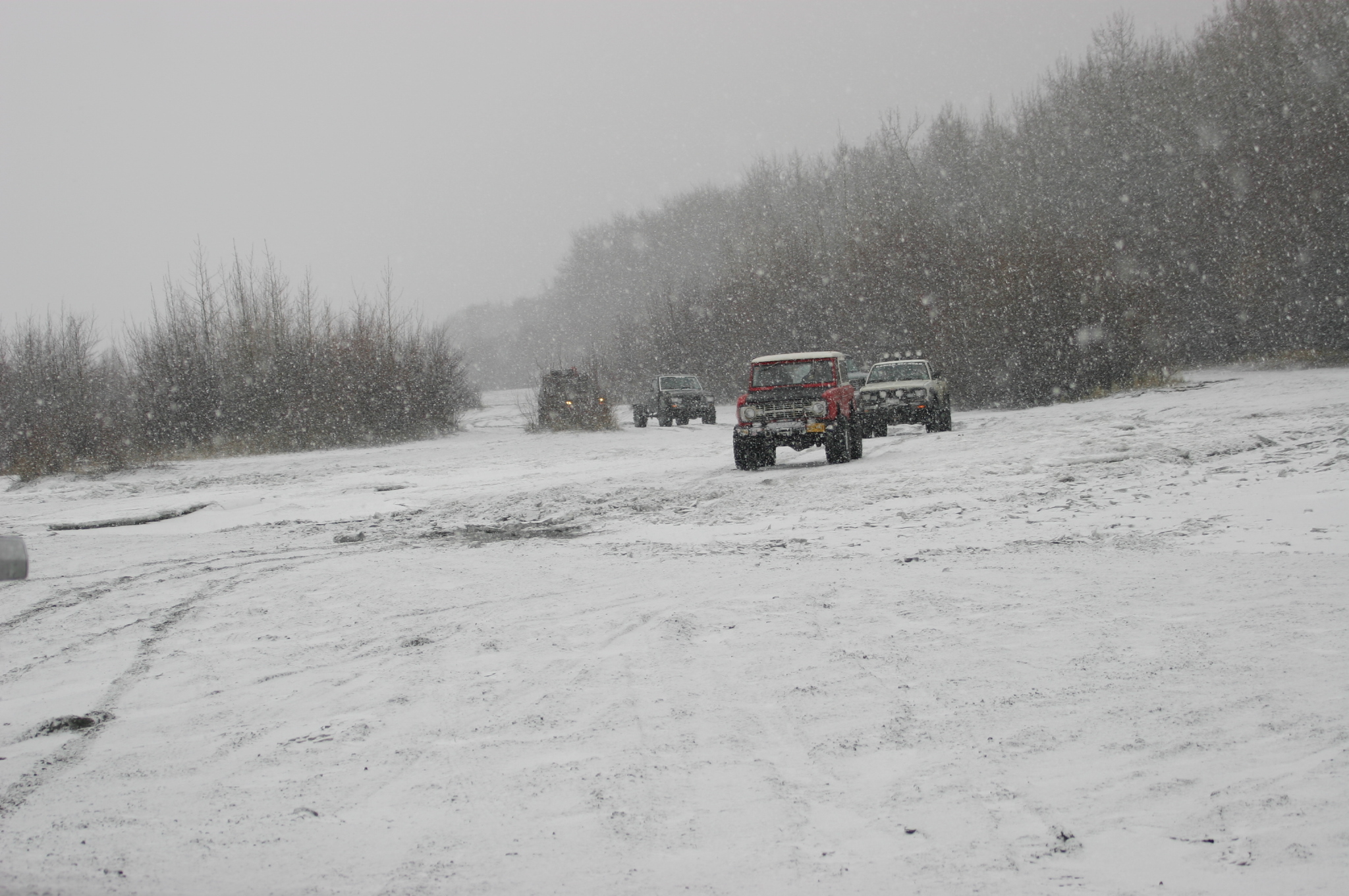 snow wheeling