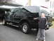 2005 Ford Excursion - My son showing off the new Beast.