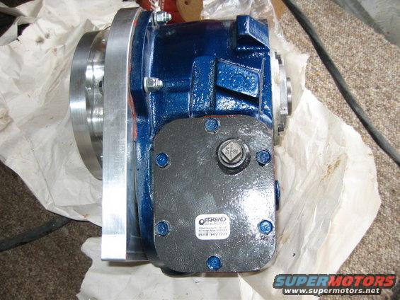 Here is the NEW PTO cover, which was provided by offroaddesign.com and the added fill plug.