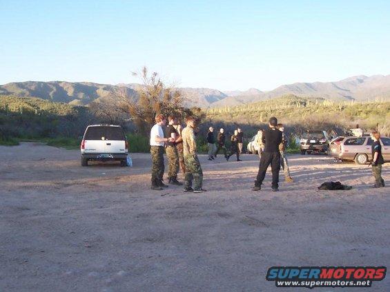 cool rednecks in camo fighting with knives