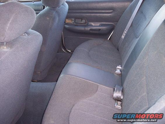 This is the back seat, prior to me picking it up.