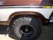 1978 Ford Bronco - Full wheel view after trim