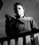 Michael Myers holding a knife