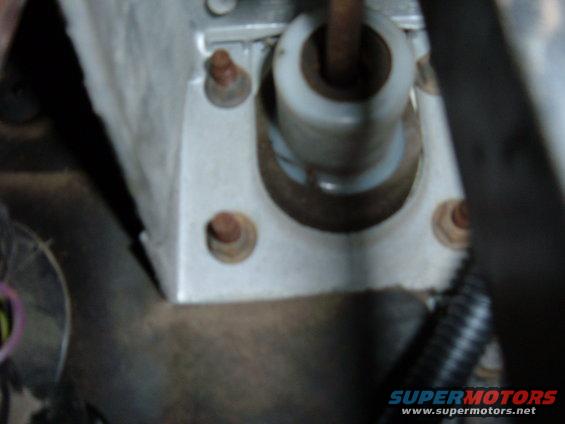 Clutch master cylinder mounting bracket with bolts
