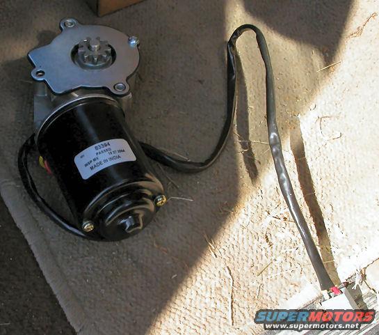 truck-pictures-003.jpg And of course, the motor. I also got this from Advance for around $55 (Part number: ACI 83394 - this is the passenger side, the drivers is ACI 83395) 

Notice that is new motor has a set of wires that are a LOT longer. 