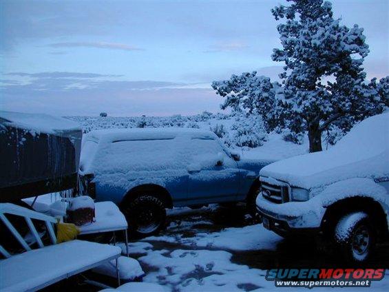 What we woke up to Saturday Morning