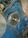 1976 Ford F-250 - Here the threaded fitting has been removed.