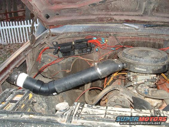 ARB Safari Snorkel XJ-80 Landcruizer
Stock breather with van intake riser - pvc tube to snorkel - K&N Filter