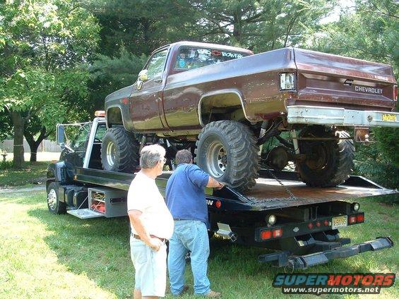 Truck is on the Rollback... YEHAW