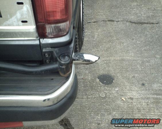 Gotta love the exhaust tip that sticks out 5 inches!