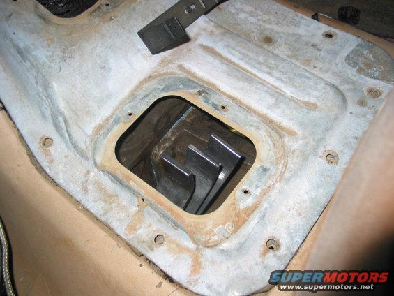 All the shifters come through the stock hole.