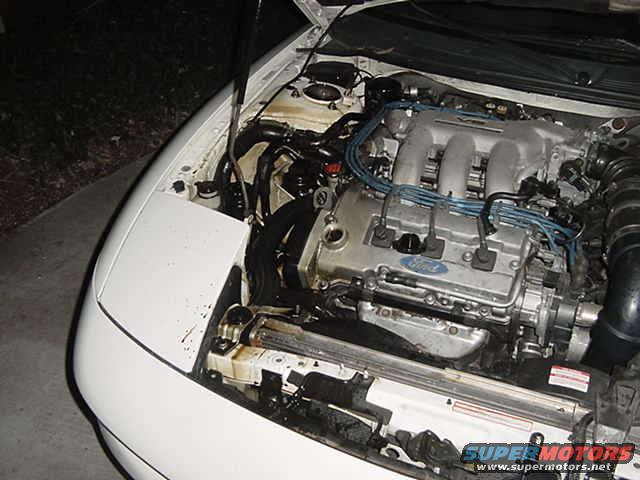 1993 Ford Probe engine bay with Ford branding on the valve cover