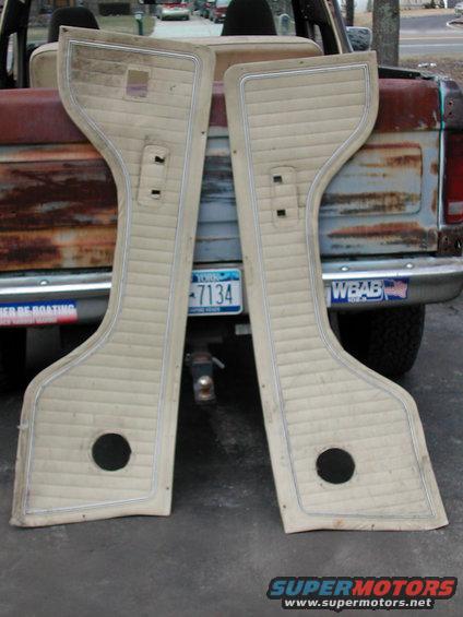 the old rear panels
