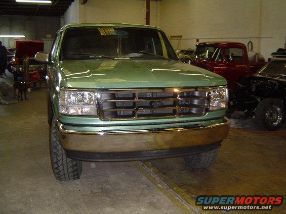 New Headlights, Blinkers, Grille, and Bumper. Before lift.