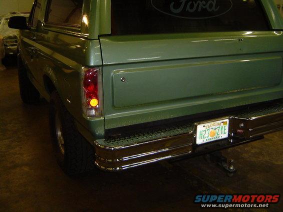 New Rear Bumper. Before lift.