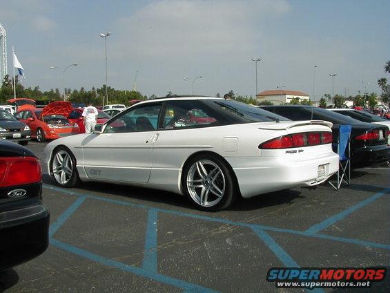 White 1993 Ford Probe GT parked in a lot with other cars