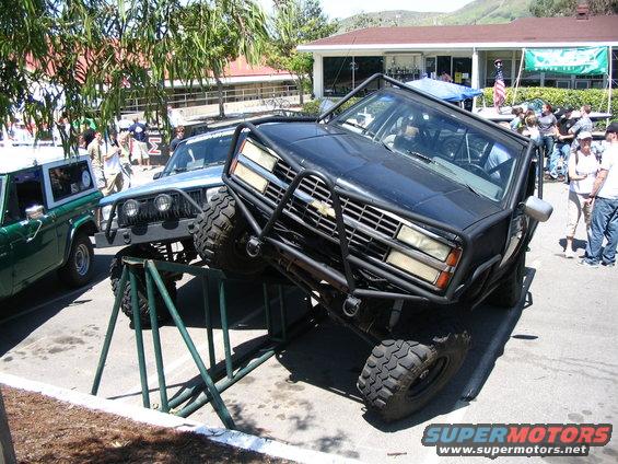 chad's Chevy on the ramp...