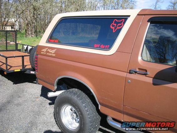 another shot of the tailpipe with the billet tip