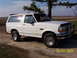 1995 Ford Bronco - So much white, cant lose it except in a snow storm.