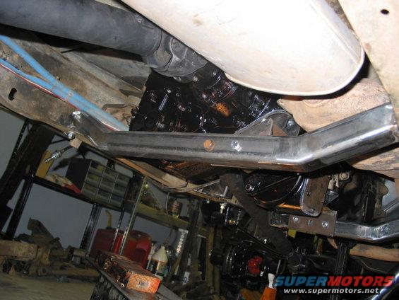 Rear crossmember in place.