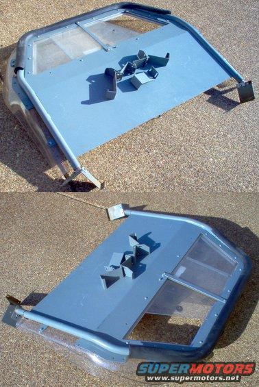 barrier.jpg SOLD Used ProGard barrier model P2200 with passenger 1/2 sliding polycarbonate window & side filler panels.  Fits 1992-2003 Ford Crown Vic & possibly others.  One clamp bracket missing.  Can be installed with no drilling or cutting.
 
