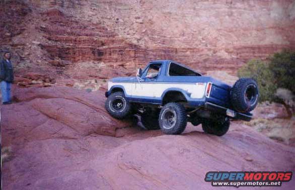 bronco018.jpg Goofing around near Chicken Corners  Moab, Utah